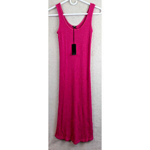 Monrow Pink Midi Dress